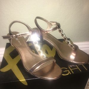 Gold heels